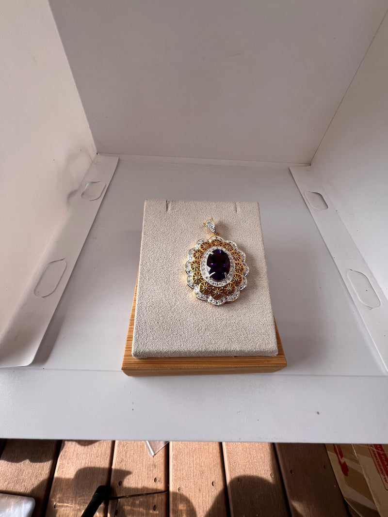 Natural Amethyst Pendant