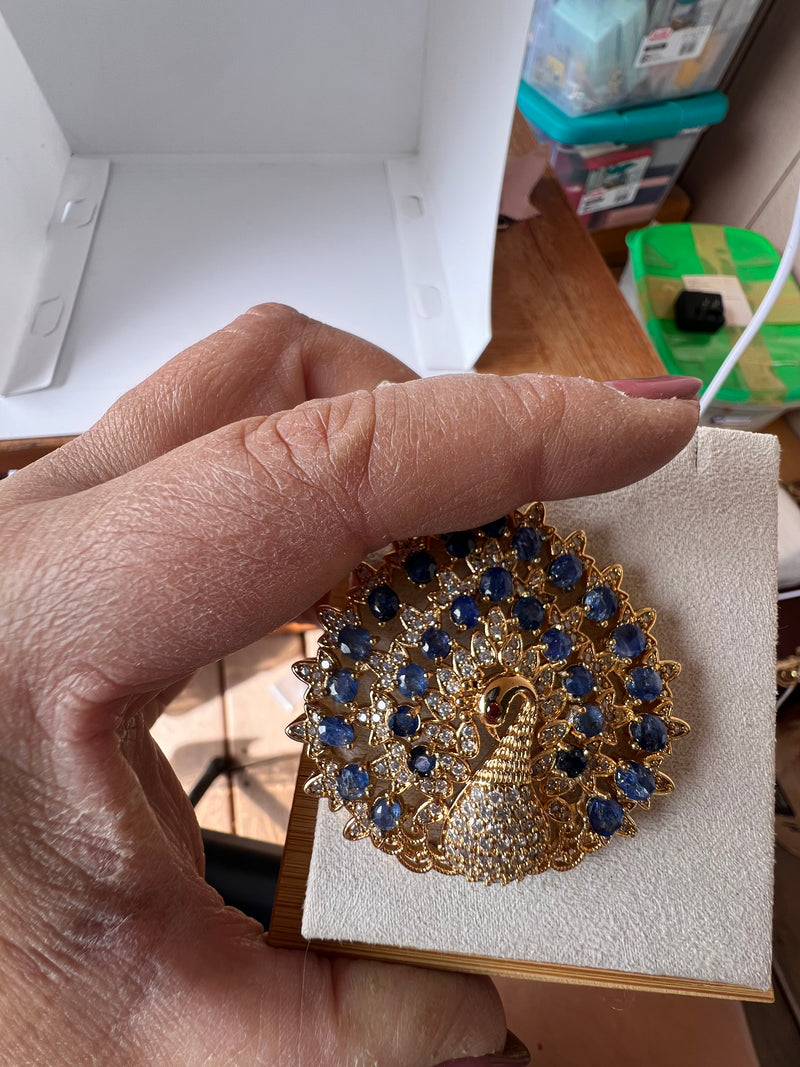 Natural Sapphire Pendant