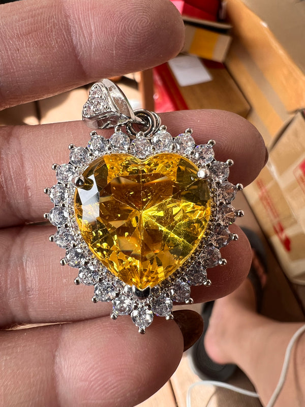 Natural Citrine Pendant