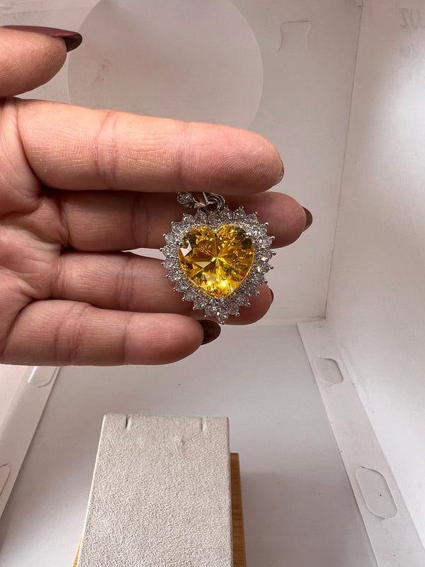 Natural Citrine Pendant