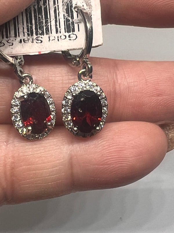 Garnet Earrings