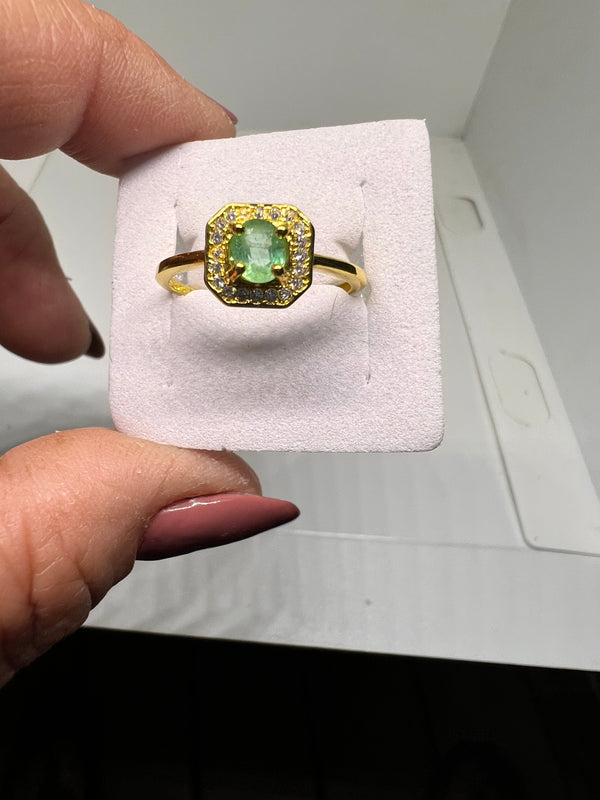 Natural Emerald Ring