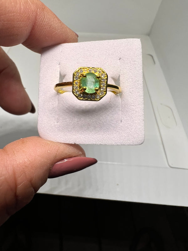 Natural Emerald Ring