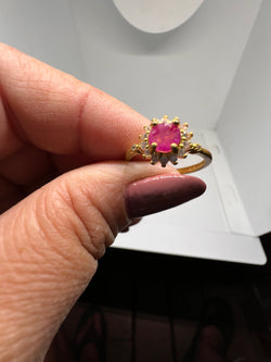 Natural Ruby ring