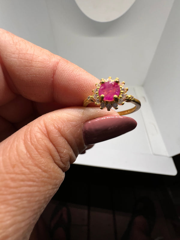 Natural Ruby ring