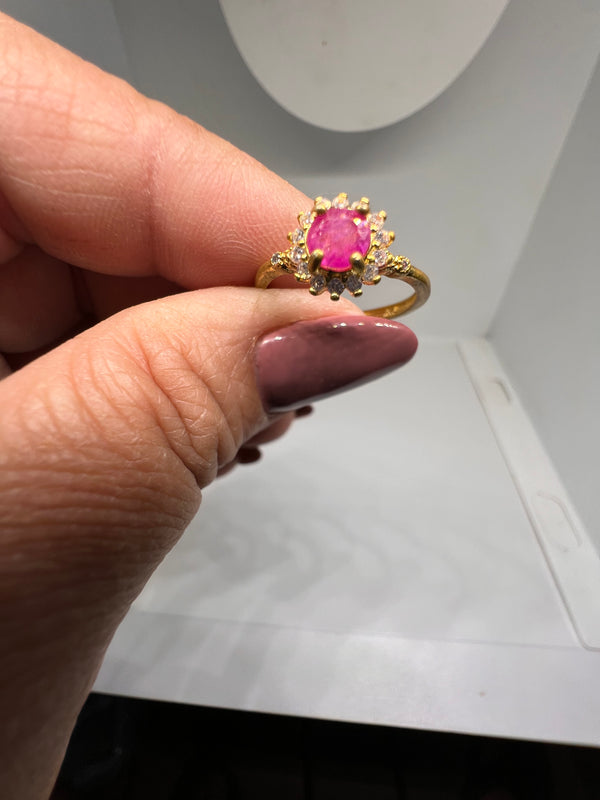 Natural Ruby ring