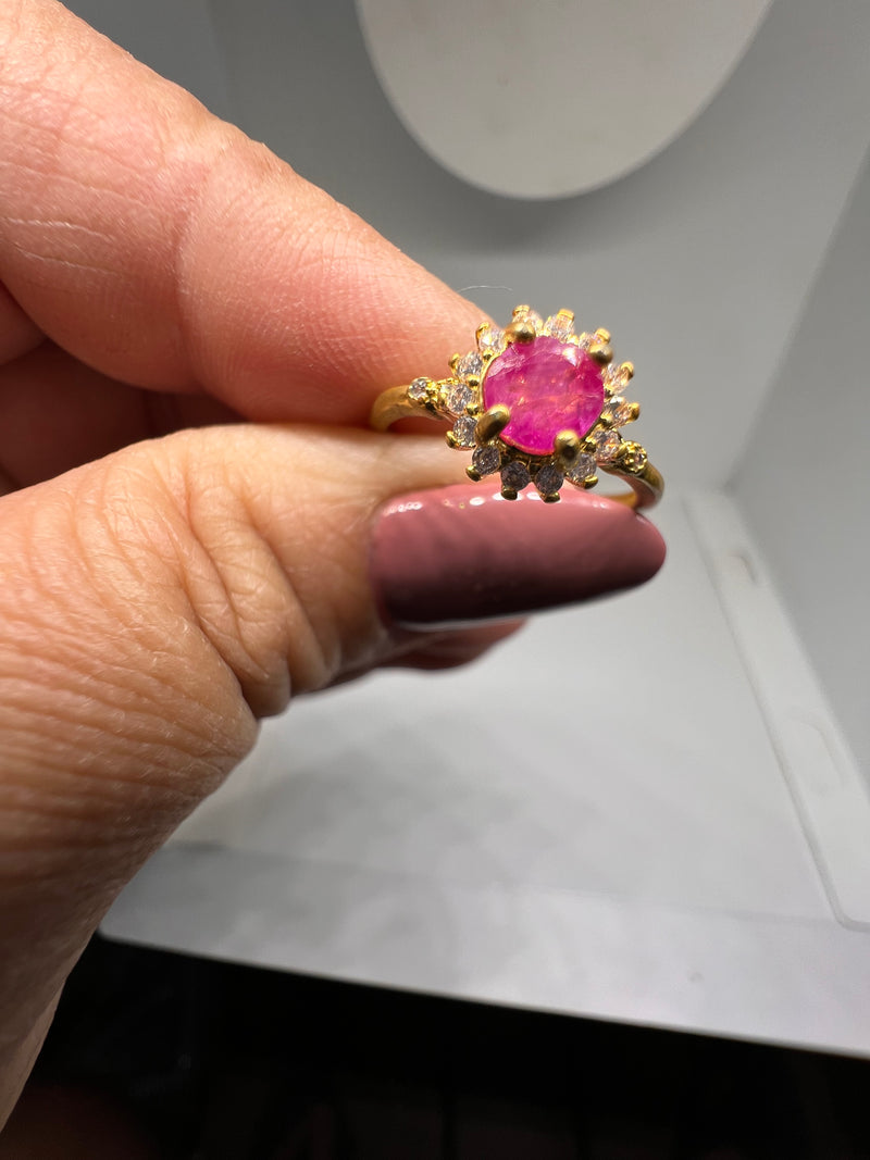 Natural Ruby ring