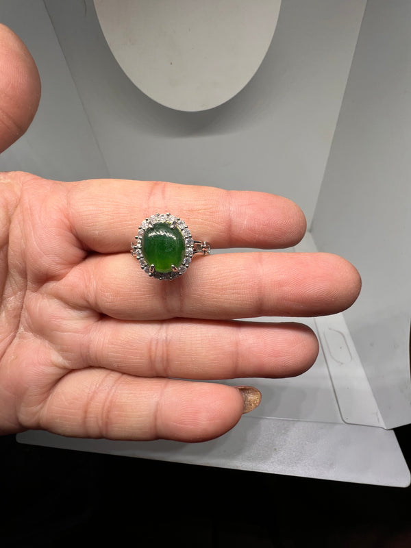 Made Jadeite Myanmar ring