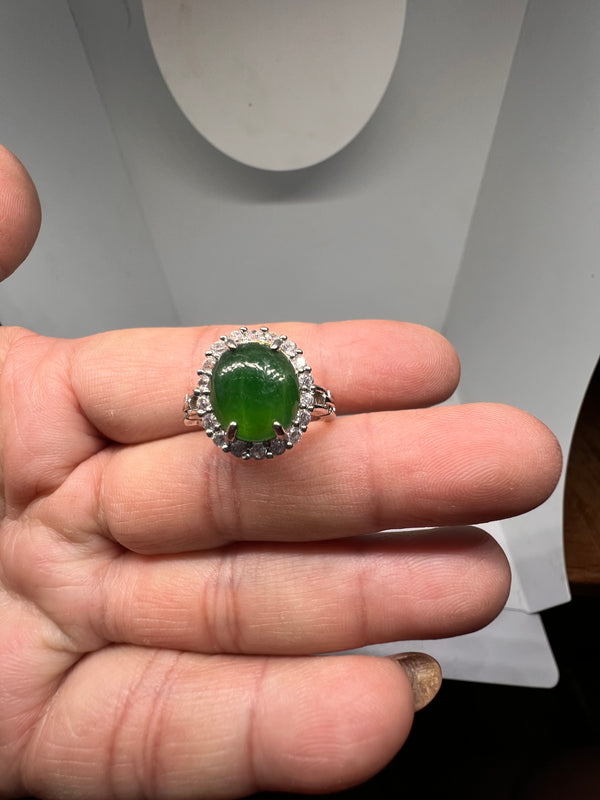 Made Jadeite Myanmar ring