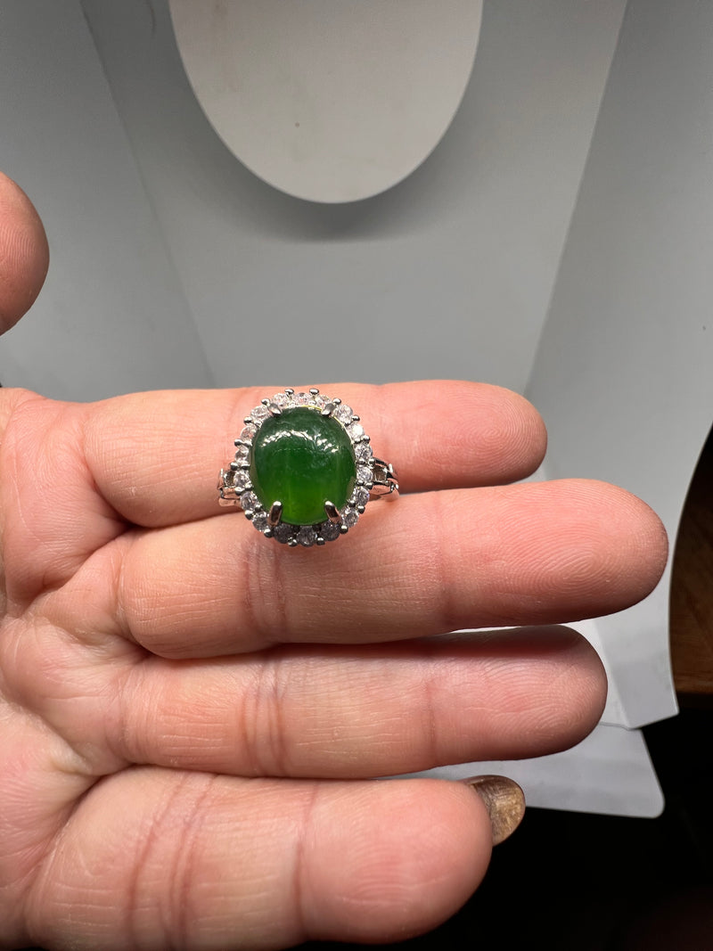 Made Jadeite Myanmar ring