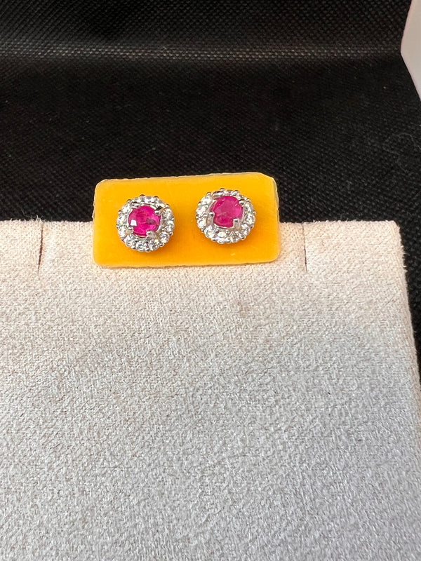 Natural Ruby Earrings