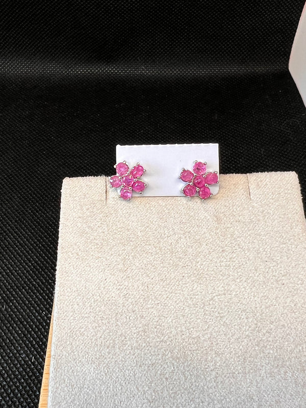 Genuine Ruby Earrings