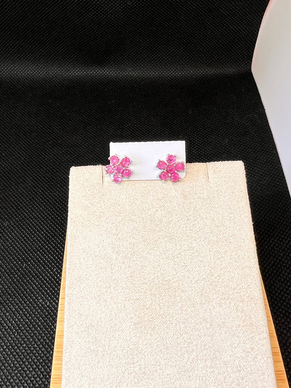 Genuine Ruby Earrings