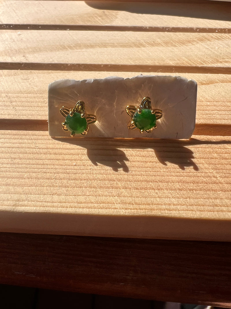 Emerald Stud Earrings