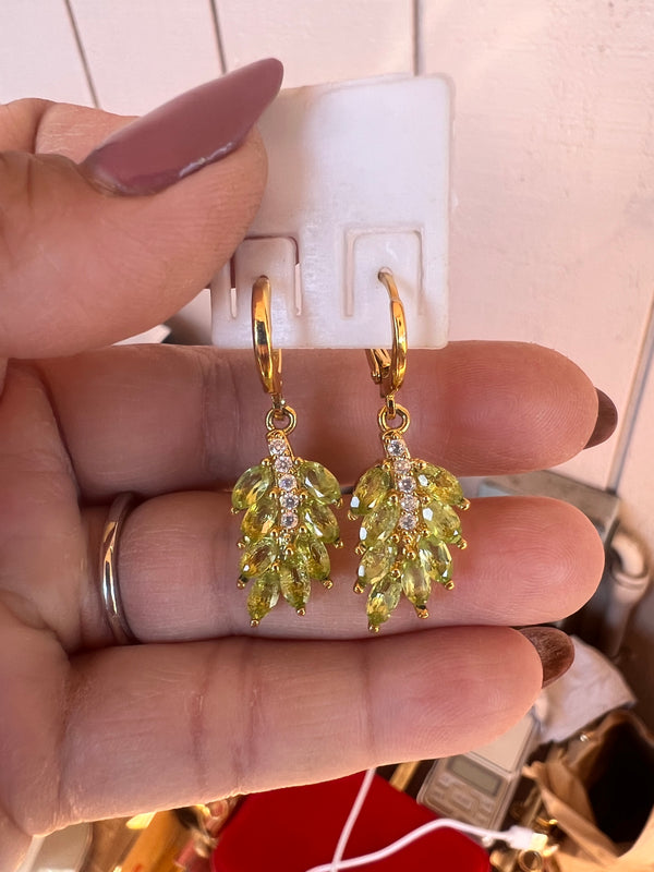 Genuine Peridot Earrings