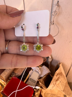Natural Peridot Earrings