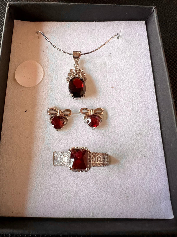 Genuine Garnet Set