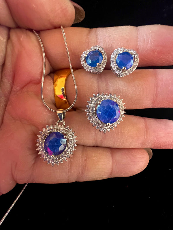 Natural Sapphire Set