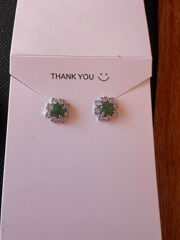 Natural Jadeite Earrings
