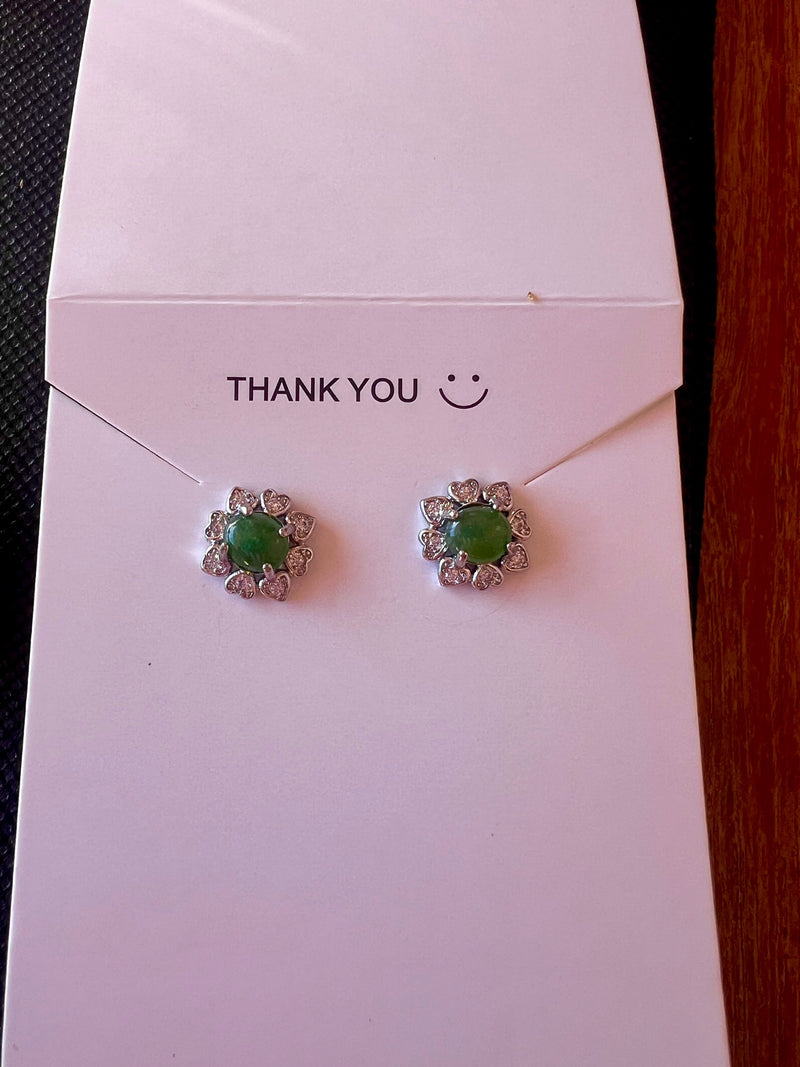 Natural Jadeite Earrings