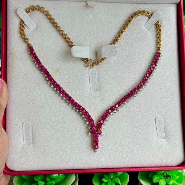 Genuine Burmese Ruby Necklace